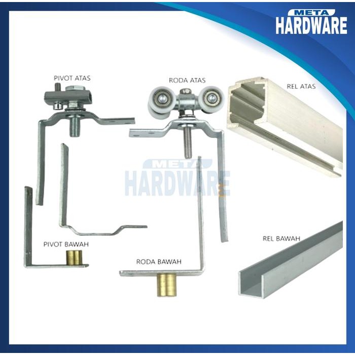 REL PINTU LIPAT SLIDING FOLDING DOOR 5 DAUN PINTU