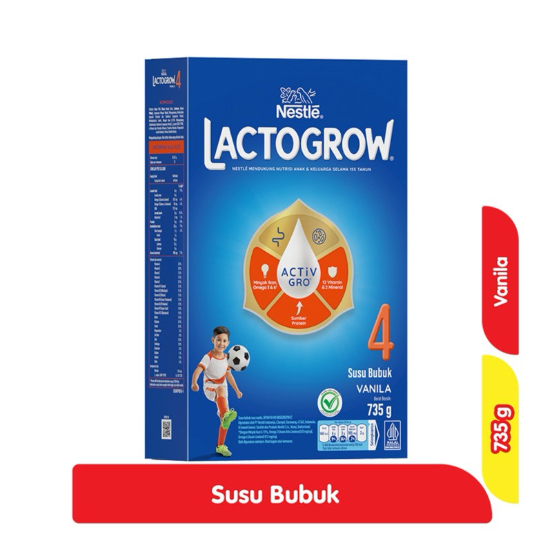 

LACTOGROW 4 Happynutri susu bubuk pertumbuhan anak pra sekolah 735gr