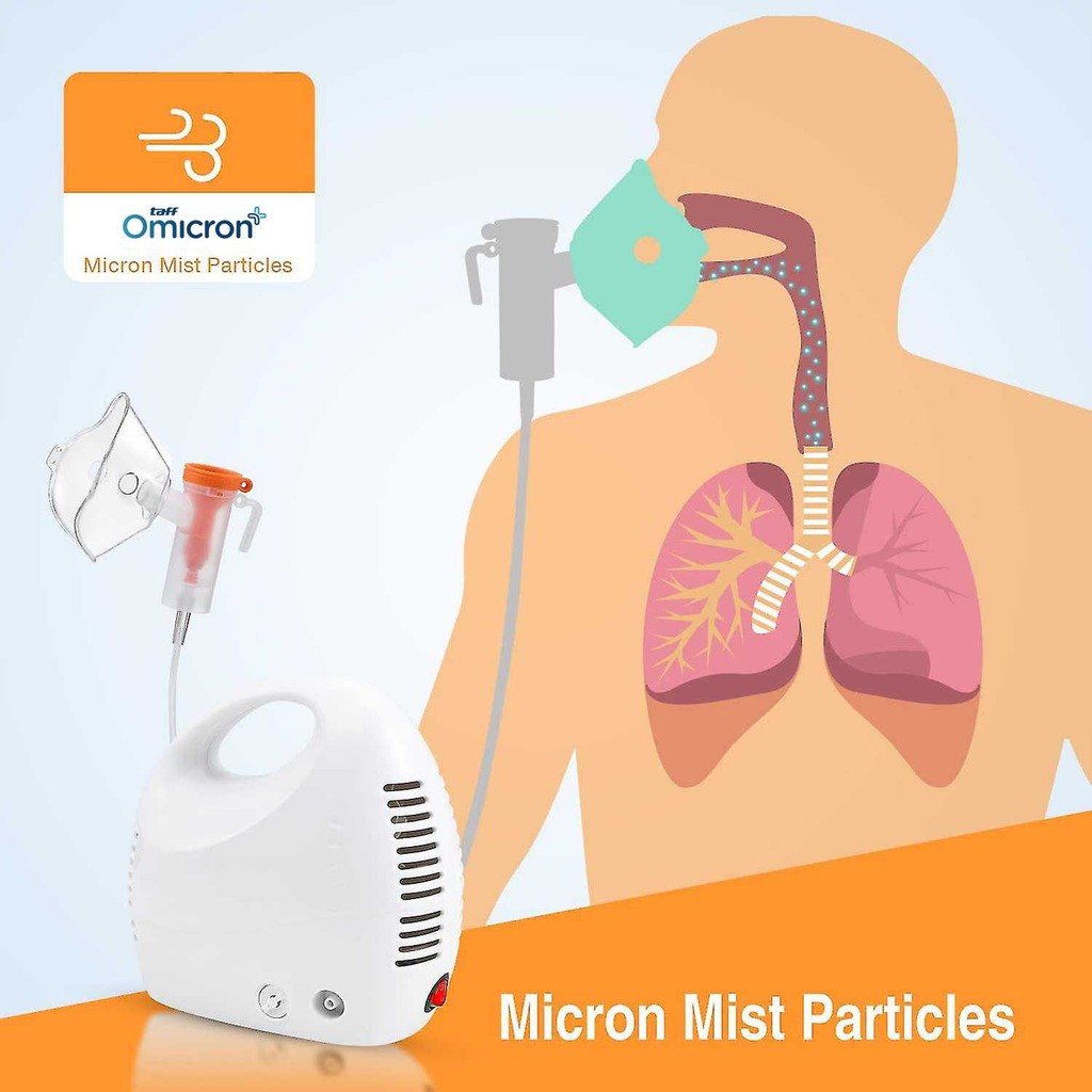 Alat Uap Asma & Bronkitis Rumahan – Tidak Berisik dan Higienis | Nebulizer Kompresor Medis – Uap Oba