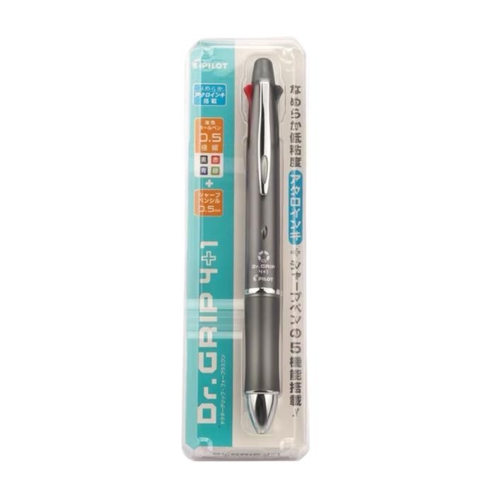 

Pilot Dr. Grip Multi 4+1 Ballpoint Pen Pensil Mekanik 0.5mm PBKHDF1SEF - Gray