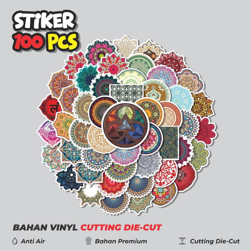 

Terbaru! 50 pcs Stiker Datura Art Versi 2 Dekorasi Lucu Kreatif untuk Notebook, Skateboard, HP