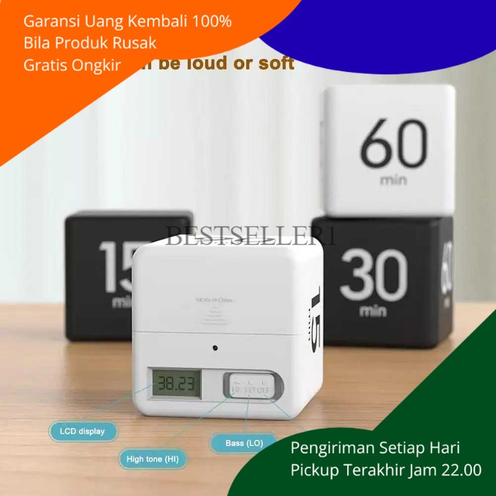 BS Alat Timer Masak Dapur Lucu Dan Unik Masak Dapur Digital Gravity Sensor Flip Kitchen Countdown 00