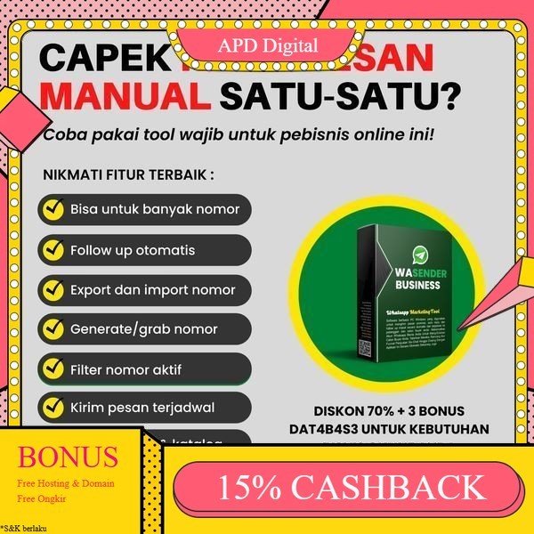 WHATSAPP BULK SENDER ORIGINAL APD