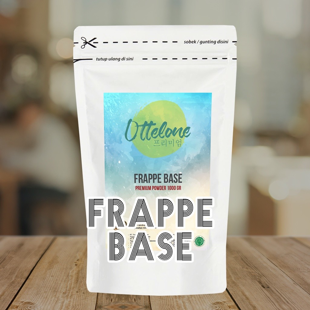 

POWDER FRAPPE BASE isi 1 kg Rahasia Membuat Frappe Lembut