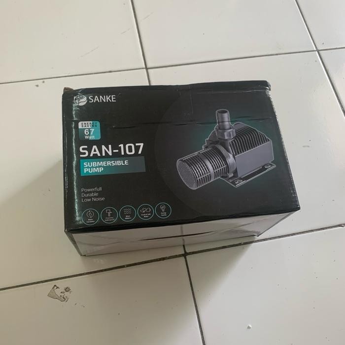 Pompa Air Celup Aquarium kolam ikan SANKE SAN 107 SAN107 67 watt 5000 L/H