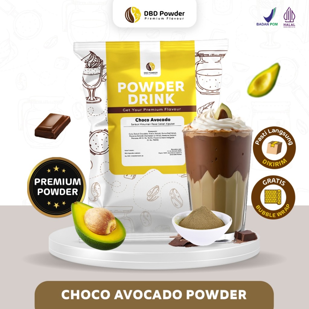 

Bubuk Minuman Cokelat Alpukat - Powder Choco Avocado