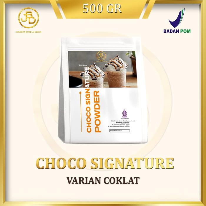 

[Best Seller] Bubuk Minuman Premium Choco Signature 1Kg || Jakarta Bubble Drink bubuk minuman aneka rasa - 500 gram