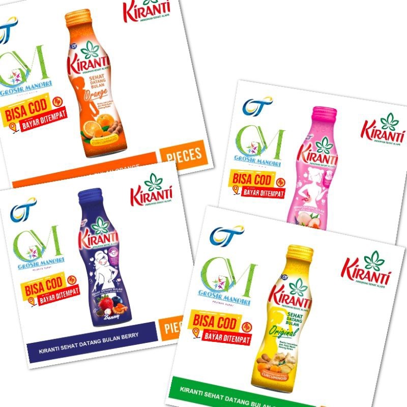 

Kiranti – Sehat Datang Bulan - 150ml (1 Pak - 8 Pcs)