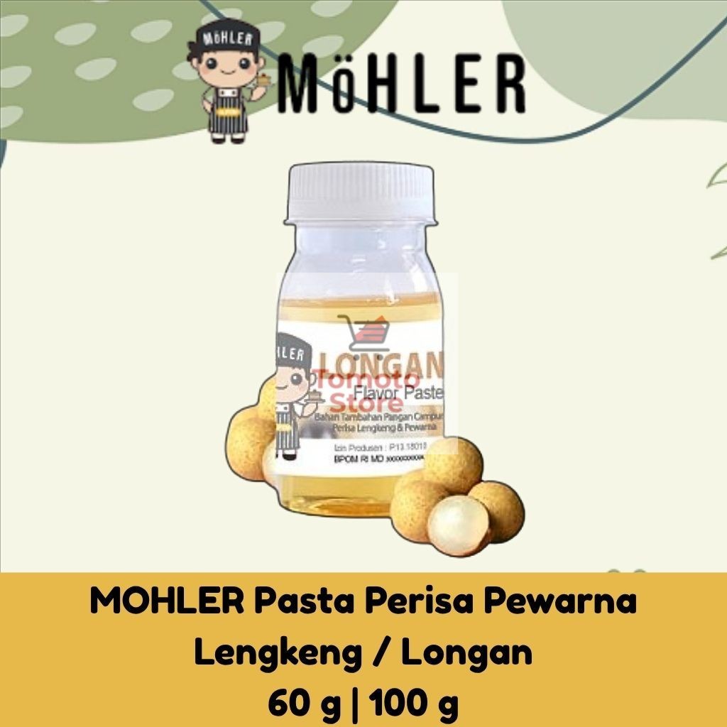 

✨ TOMOTOSTORE ✨ MOHLER Pasta Perisa Pewarna Lengkeng / Longan
