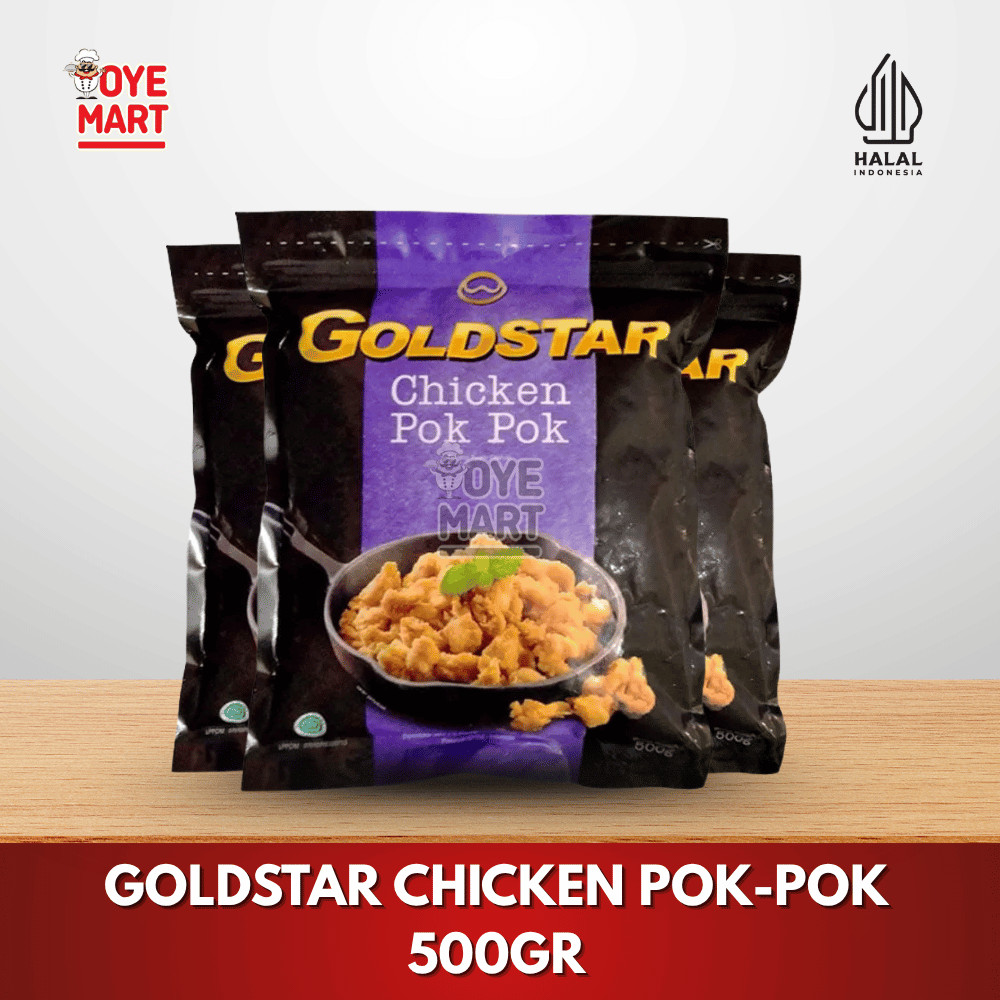 

GOLDSTAR CHICKEN POK POK 500GR / NAGET AYAM