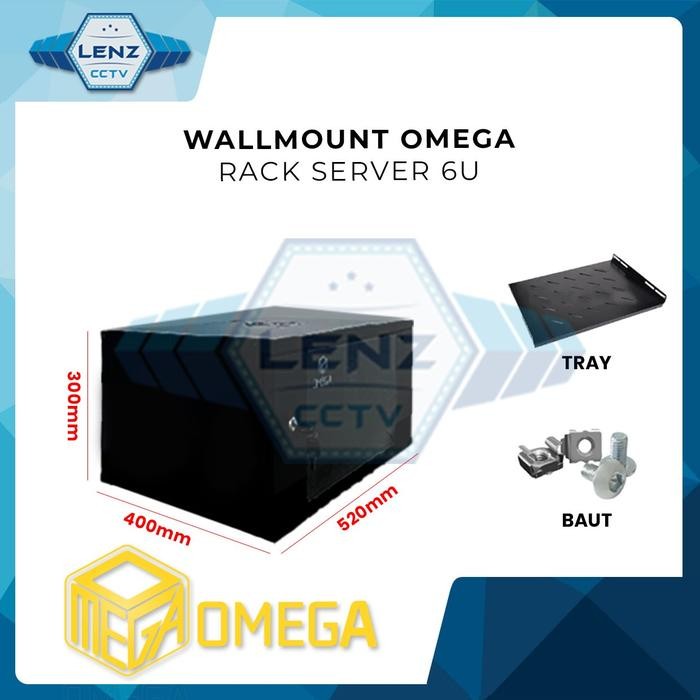 

Wallmount Rack 6U Omega / Rack Server 6U Omega Single Door