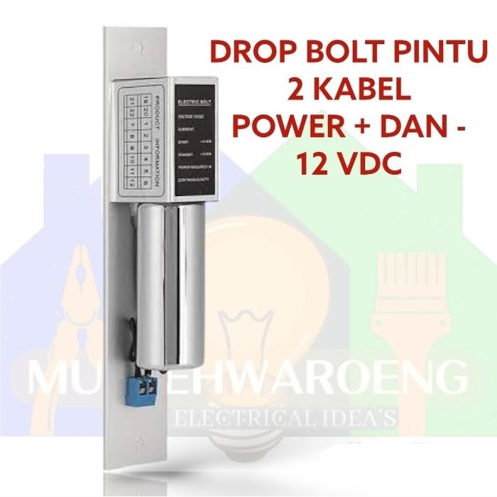 

DROPBOLT PINTU KACA 2 KABEL DROP BOLT LOCK ACCESS DOOR DROP BOLT LOCK