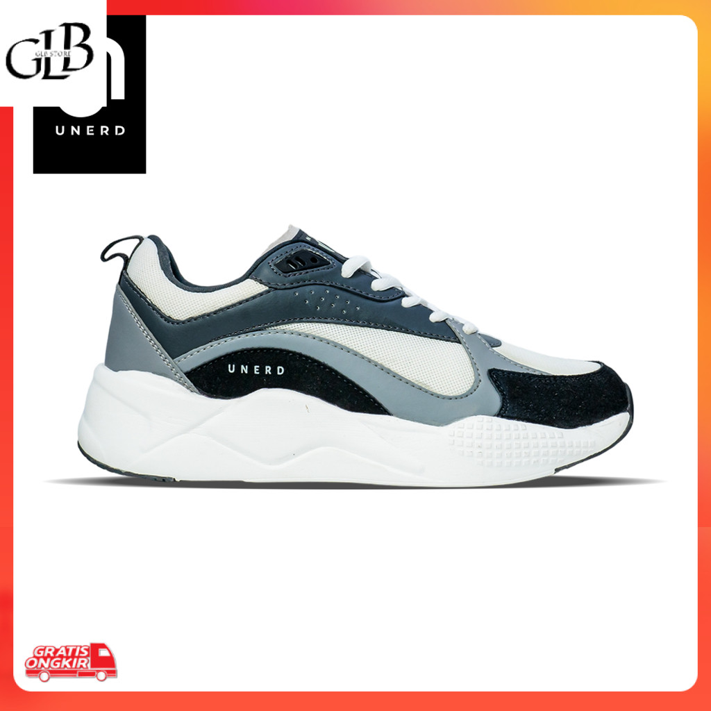 Sneakers Terbaru / UNERD | Yukkuri Iron Grey | Sepatu Sneakers Casual Pria Wanita