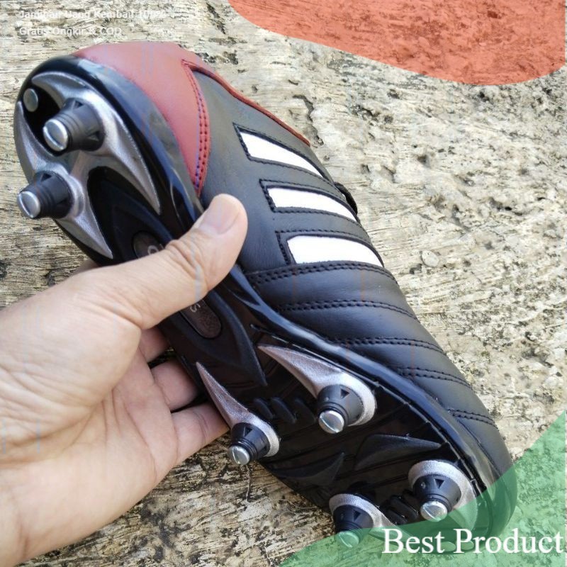 sepatu bola kulit pull besi#sepatu bola kulit pull 6#sepatu bola kulit kp/ bigsize BIgsize super jum
