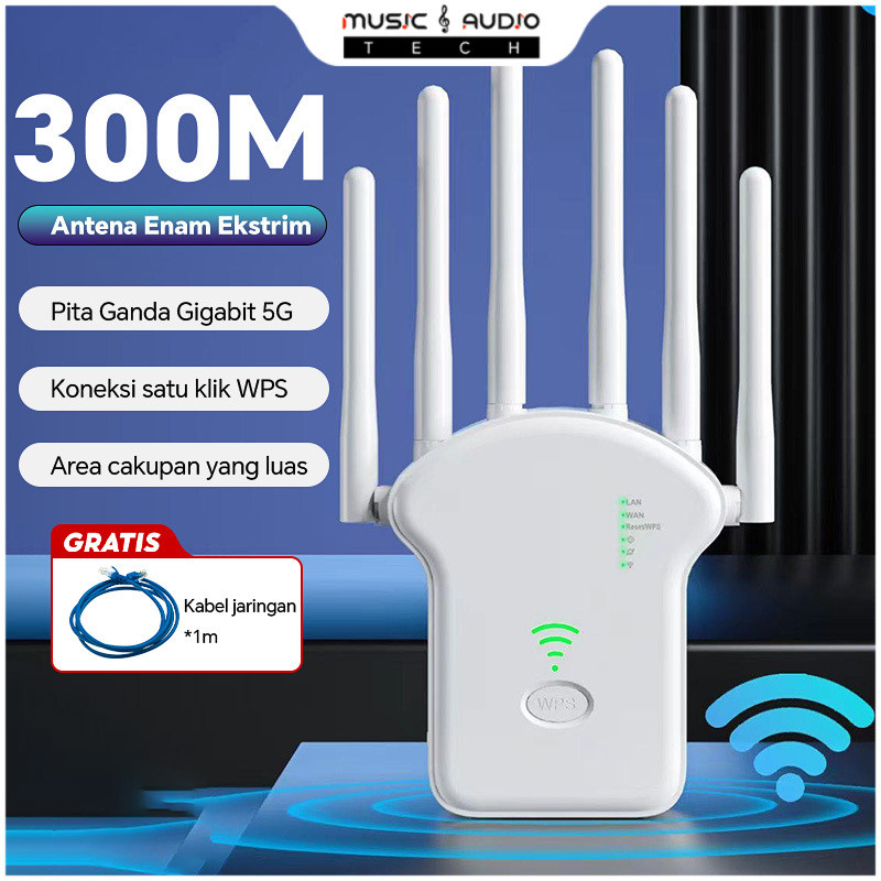 Wifi 300M Repeater Wireless Wifi Range Extender Router Repeater Penguat Sinyal 2.4G Amplifier Signal