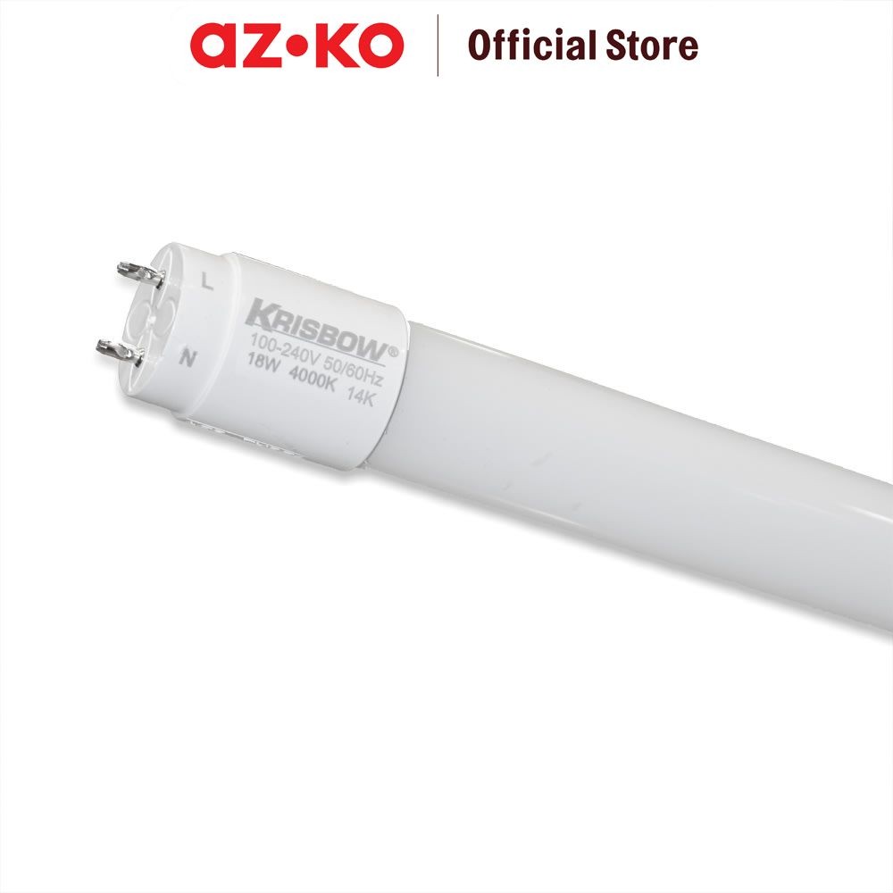 AZKO Krisbow Lampu Led Tube T8 18W 2700K Decorative Lights Lampu Led Lampu Dekorasi Indoor