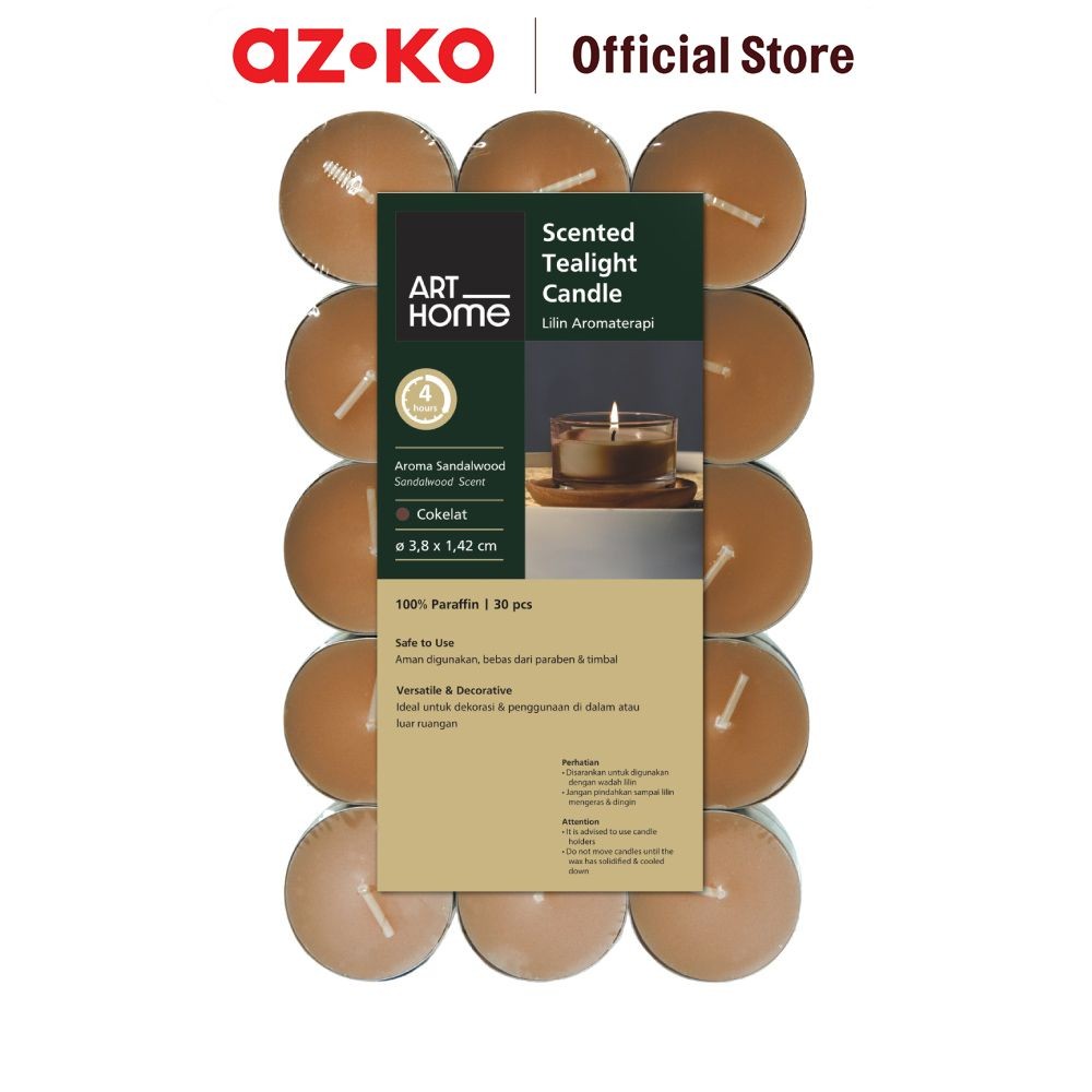 AZKO Arthome Set 30 Pcs Lilin Aromaterapi Candle Deco Serbaguna Dekorasi Penerangan Lilin Tungku Kec
