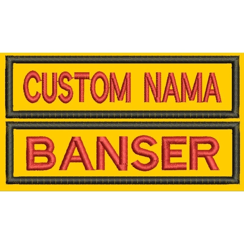 Bordir Logo Bisa COD Nama Banser Bordirbisa pesan satuan