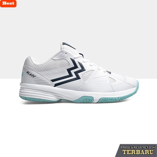 rekomendasi sepatu olahraga brand lokal Athletica Official Shop - Blade White Mint | Sepatu Badminto