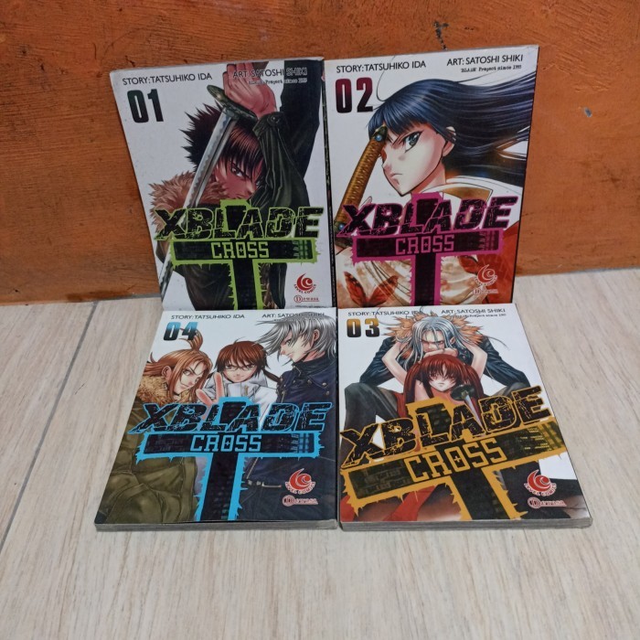Komik X Blade cross jilid 1 sampai 4