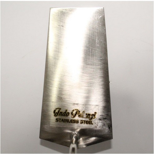 READY STOCK Cetok Semen Kotak Stenlis / Cetok Semen Stainless Kecil - Besar / Sendok Semen Stainlis 