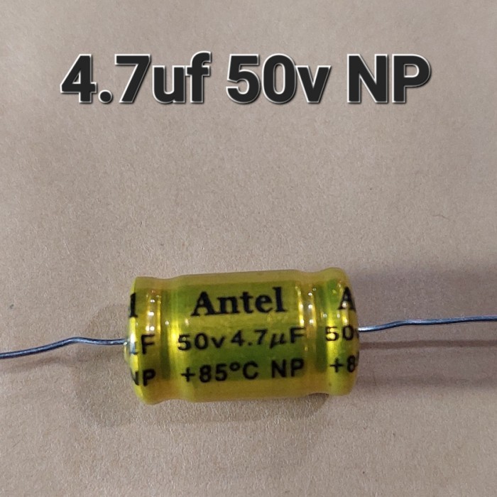 JN99 elko elco 4.7uf 50v non polar 4.7uf-50volt non polar - 4.7 uf 50v NP