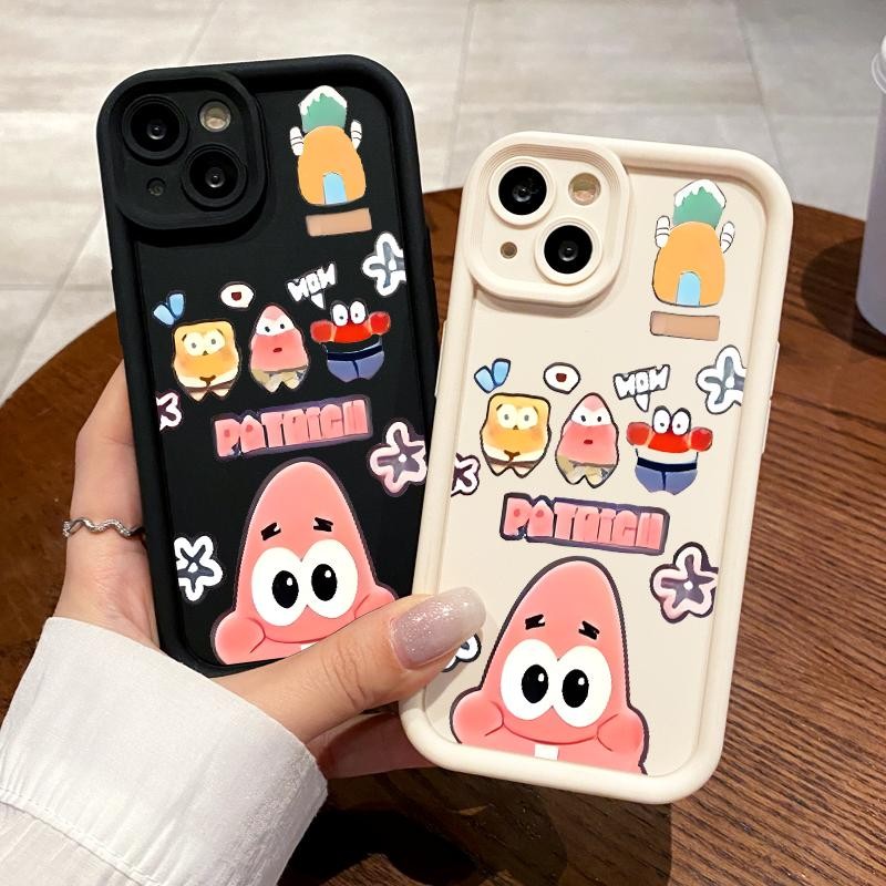Case Hp For Oppo Reno5 4G 5G Reno3 Reno4 F Reno4 Lite Reno5 F K Z Reno6 Silicone Cute Patrick Full L