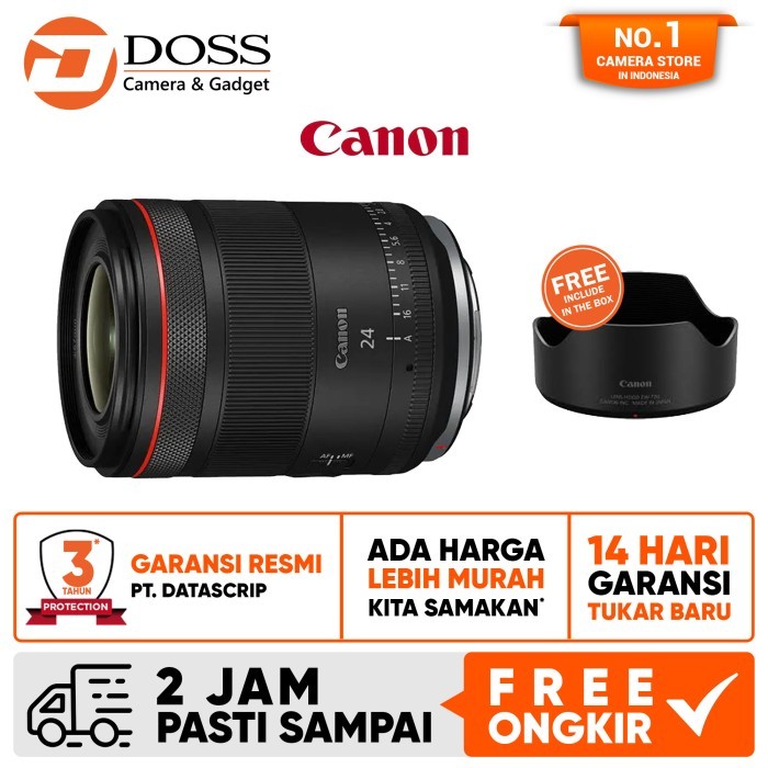 Canon RF 24mm 1.4L VCM Lensa Canon RF 24 mm f/1.4 L VCM
