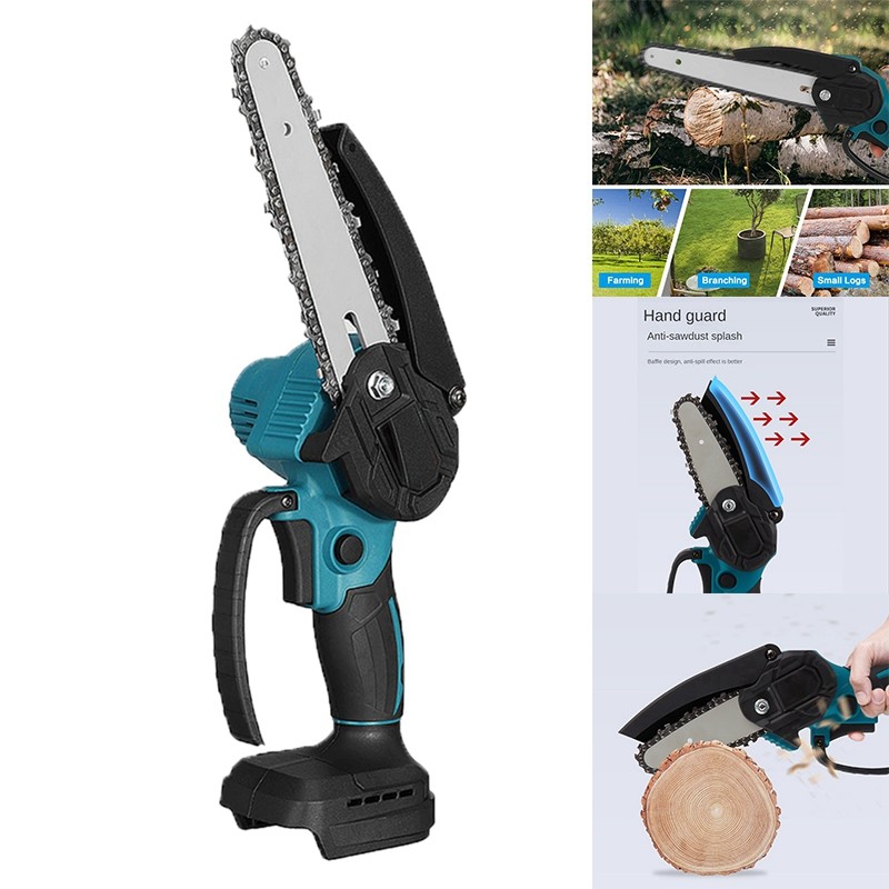Cordless Electric Chain Saw Cordless Logging Orchard Electric Pruner For Makita 18V Battery(Without 