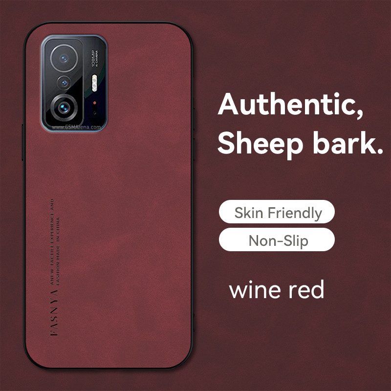 New Phone case xiaomi 11t xiaomi 11t pro Phone Case Frosted Soft Vintage Leather Anti Drop Casing HP