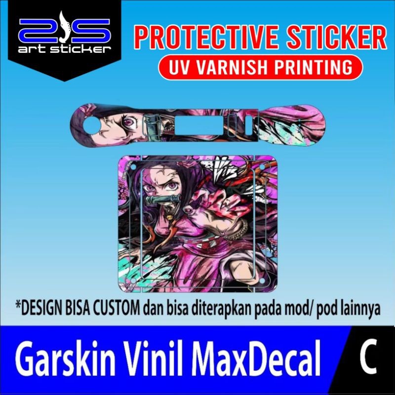 

StikerTelemaMini UV Varnsih Printing Nezuko garskin premium