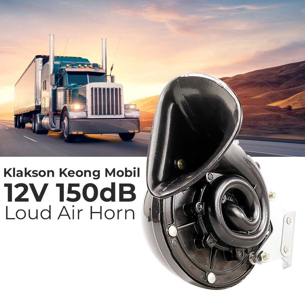 Jpstore4 KKMOON Klakson Keong Mobil Loud Air Horn 12V 150dB - DL34G
