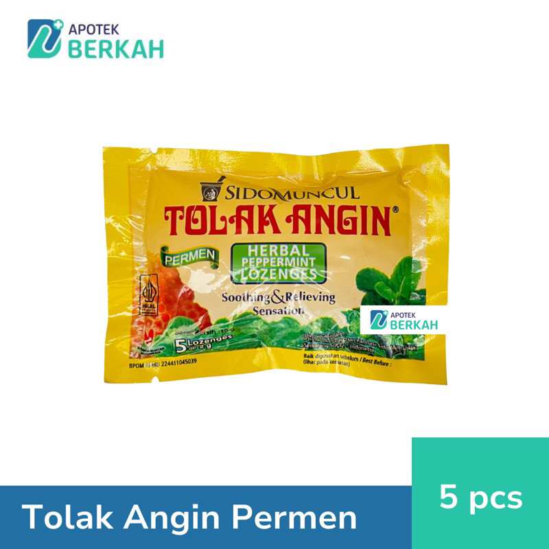 

Permen Tolak Angin Melegakan Tenggorokan Kering