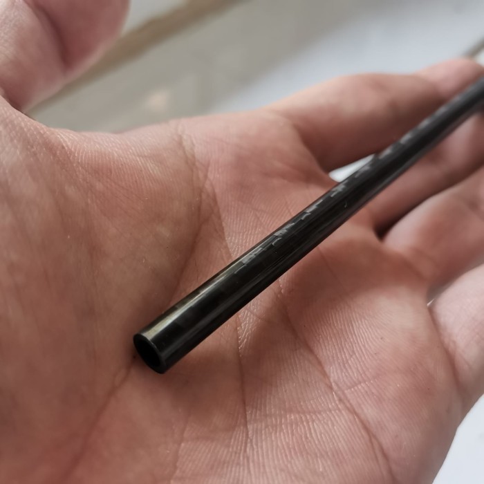 50cm Pipa Karbon Carbon Tube 3K 6x4mm Diameter OD 6mm ID 4mm 6x4