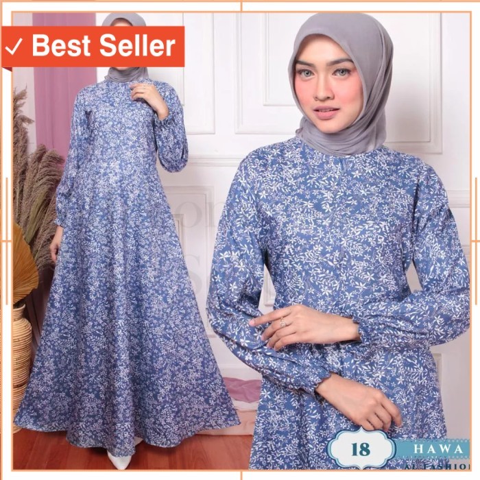 Busana Muslim Cewek Cantik Wanita Keren Kekinian /Gamis Wanita Dewasa Baju Muslim Homedress Harian  