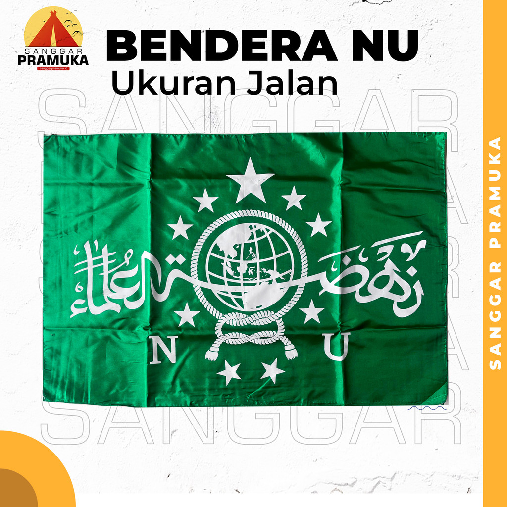Bendera NU Ukuran Jalan / Bendera Jalan Nu / Bendera NU Jalan / Bendera NU 60x90
