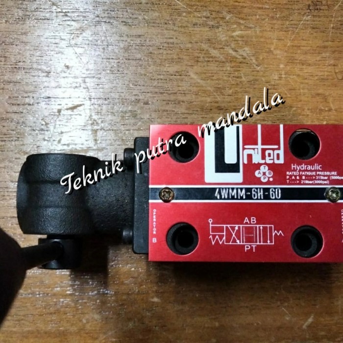 Solenoid handle valve 4WMM-6H-60 UNITED
