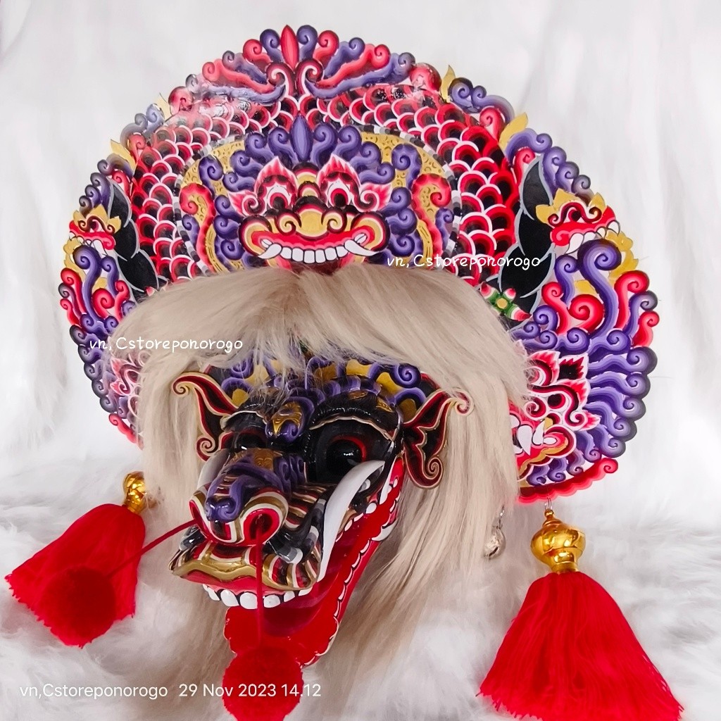 COD... BARONGAN PENTAS TELON UNGU KUALITAS PREMIUM TIDAK TERIMA COD / barongan pentas / barongan / b