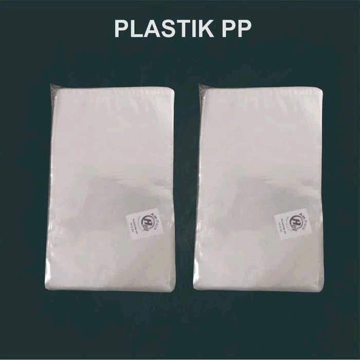 100 LEMBAR Plastik PP Bening TEBAL 05 micron untuk kemasan
