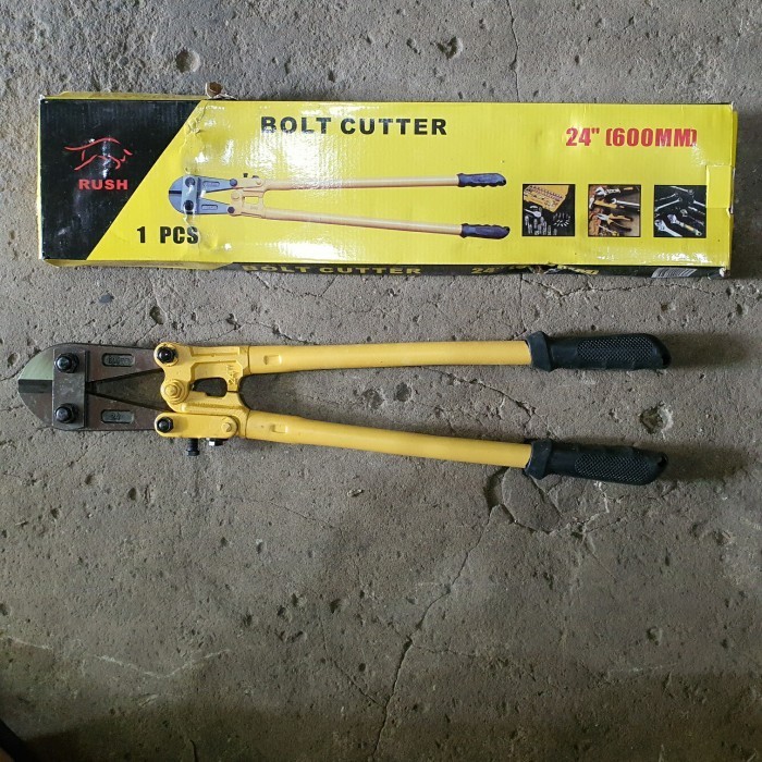 Gunting beton Rush/Gunting beton Rush 24" Kuning/Gunting besar Beton kuning rush 24"