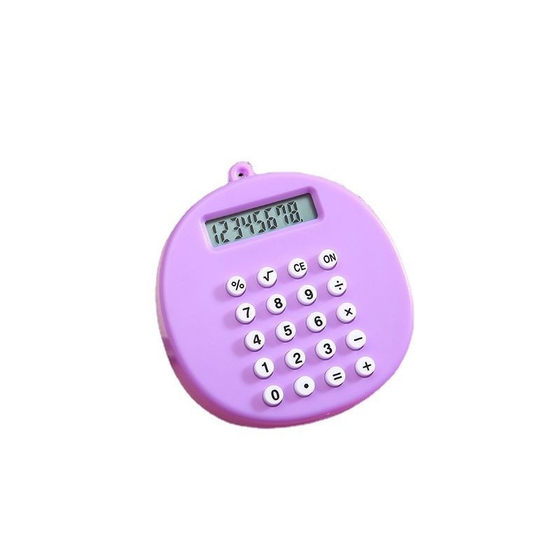 

60pcs Circular Calculator Pendant Mini Convenient Portable Computer Maze Small Toy Gift Jewelry Key Pendant