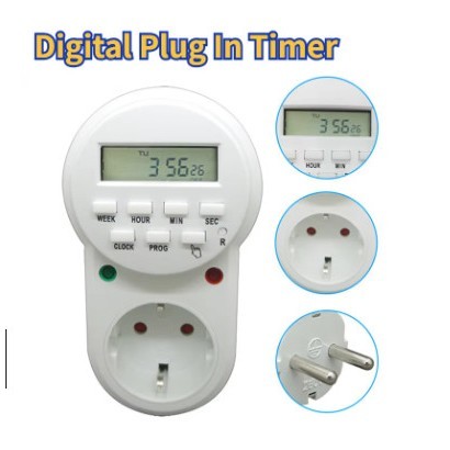 Stop Kontak Timer Listrik Digital stopkontak otomatis Digital Timer Switch(TIMER)