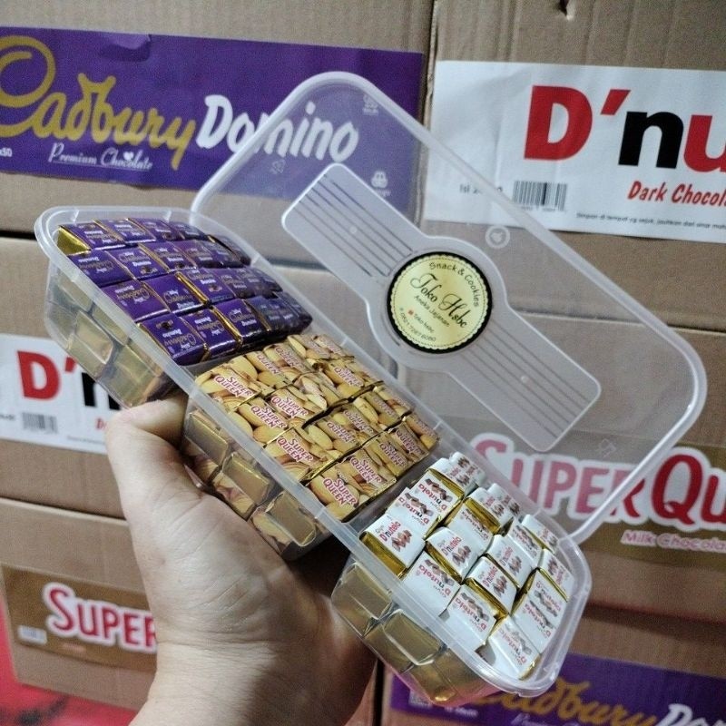 

COKELAT VIRAL 3 IN 1 Cadberi | Super Queen l D'nutela harga 1 cup (isi 150 pcs)