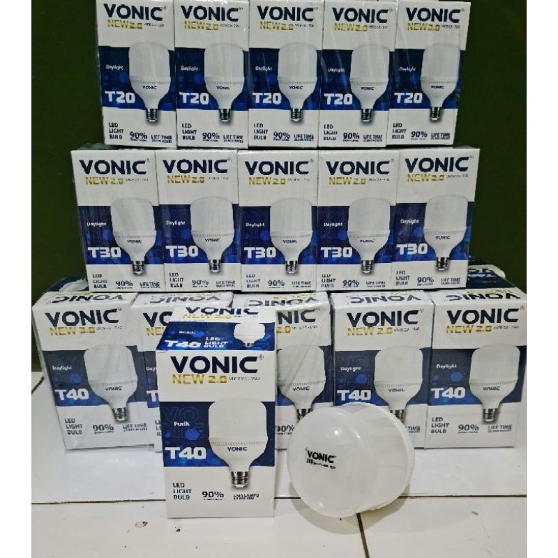 LAMPU LED 30 WATT HEMAT ENERGI 90% JUMBO VONIC PUTIH TERANG TK-2