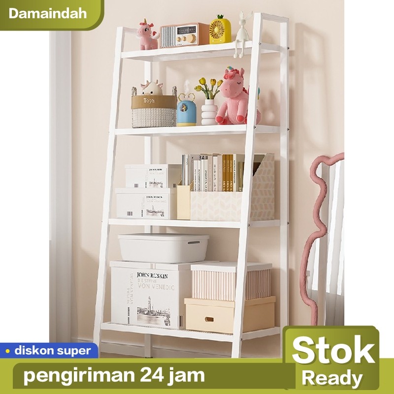 DE43Q Damaindah  Rak Buku / Rak Ruang Tamu Serbaguna / Rak Serbaguna / Lemari Buku Serbaguna / Rak S