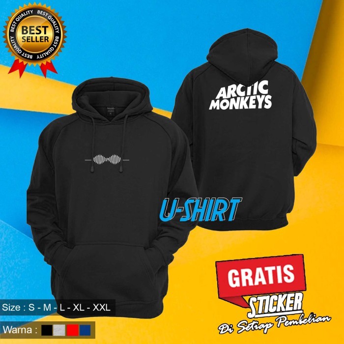 NEW JAKET SWEATER HOODIE ARCTIC MONKEYS   Pria Wanita USN