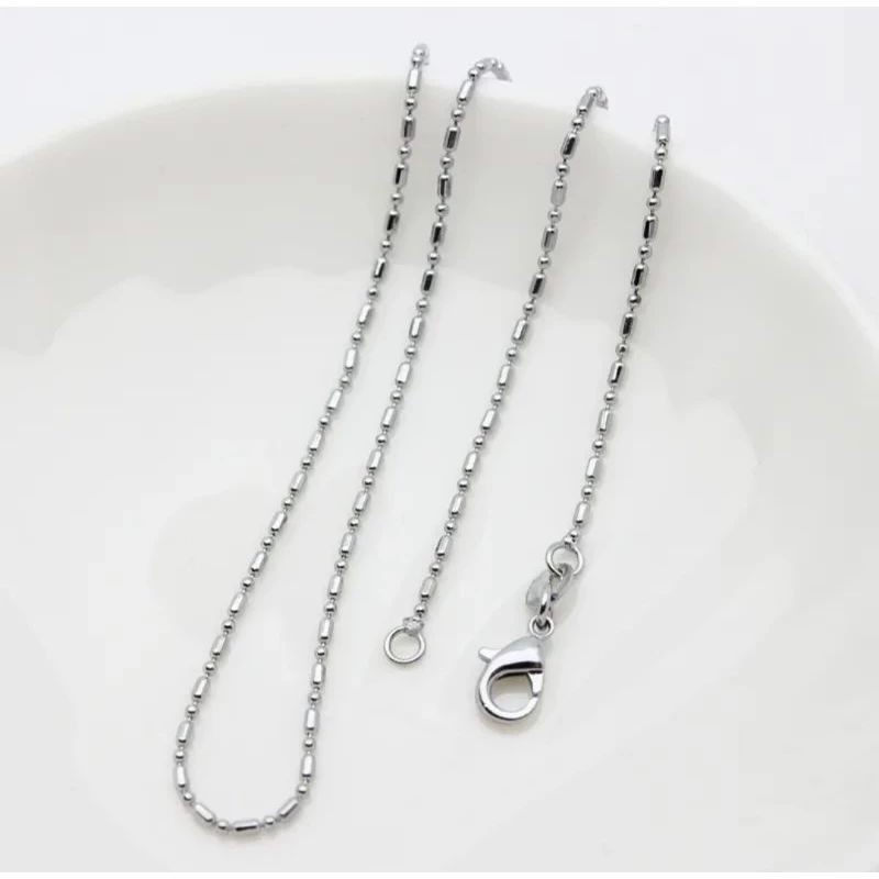 4s Grosir Solo || KALUNG RANTAI BAMBU RHODIUM ANTI KARAT&LUNTUR COCOK UNTUK PRIA&WANITA