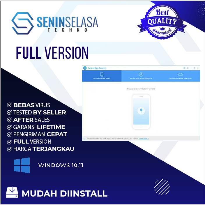 Software Pemulihan Data iOS: Anvsoft SynciOS Data Recovery 3 [WIN]