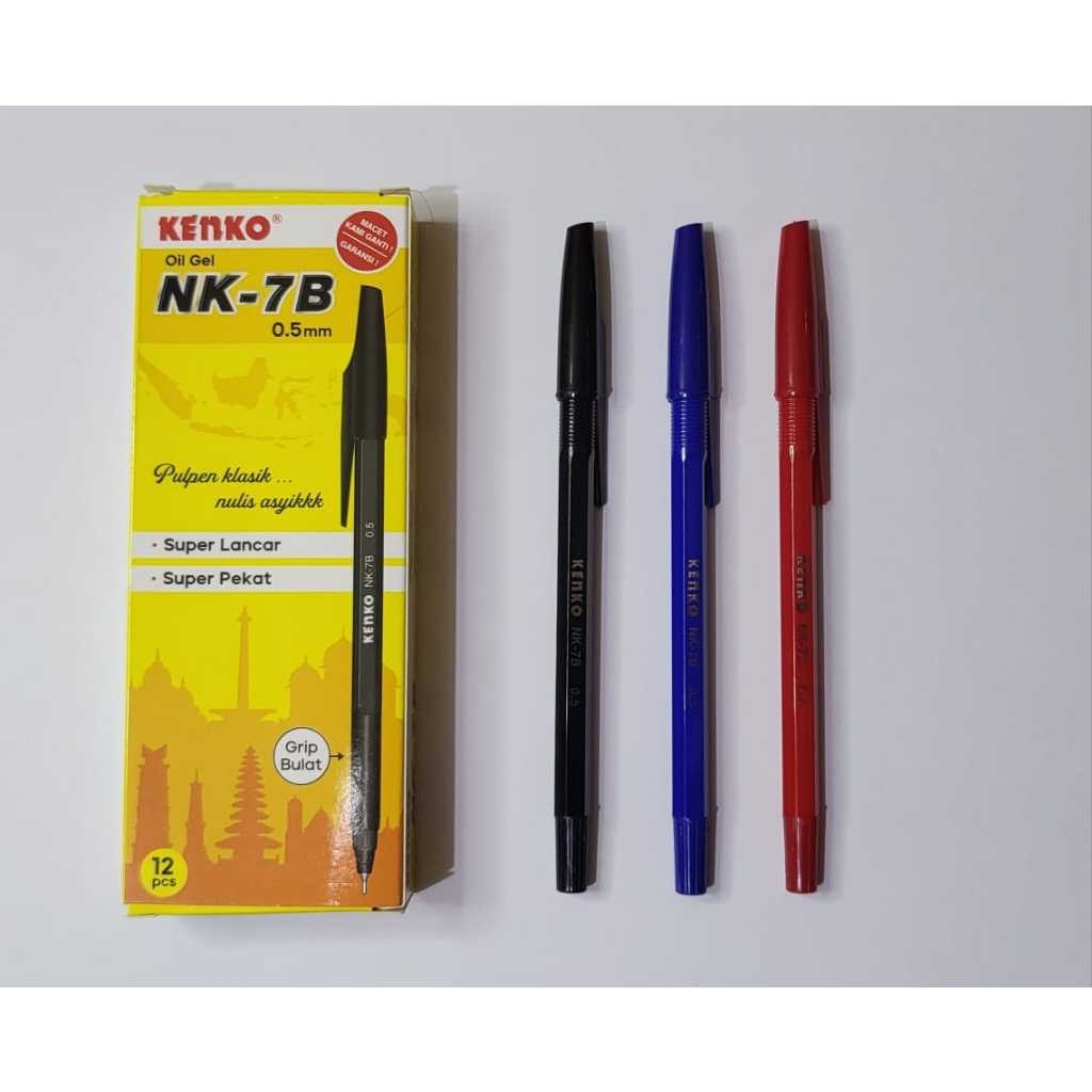 

KENKO BALL PEN NK-7B SERIES ORIGINAL HARGA PER LUSIN