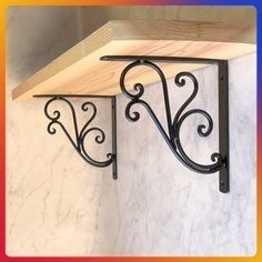 Rak Besi Siku Besi Ambalan Rak Penyangga papan rak dinding gantungan baju Rak Sudut Rak pot bunga.